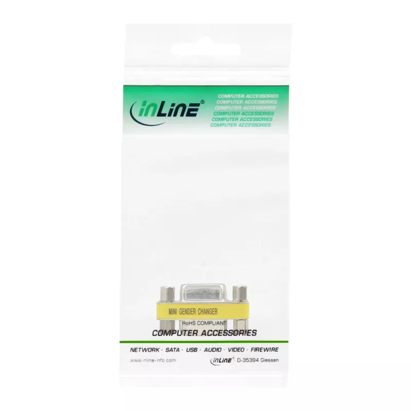 InLine adaptér DB15 HD VGA S-VGA spojka 37724
