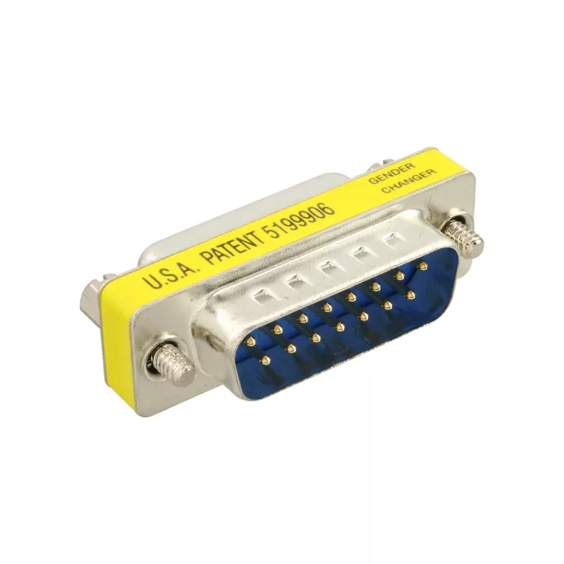 InLine mini adaptér 15-pinový Game Port konektor samec/samica