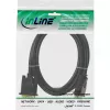 InLine DVI-D kábel, Premium, 24+1 M/M, Dual Link, pozlátený, 3 m