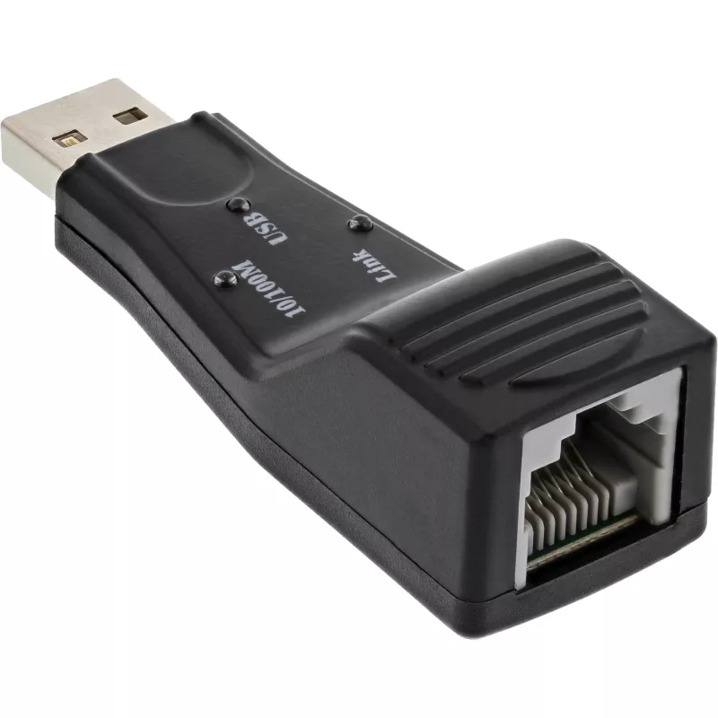 InLine USB 2.0 sieťový adaptér 10 / 100Mbit