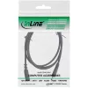 InLine DC predlžovací kábel, DC konektor samec/samica 4,0x1,7 mm, AWG 18, čierny 0,5 m