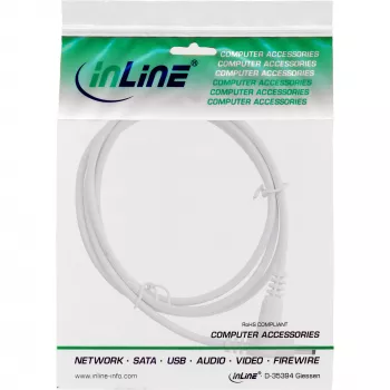 InLine DC predlžovací kábel, DC konektor samec/samica 4,0x1,7 mm, AWG 18, biela 0,5 m