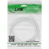 InLine DC predlžovací kábel, DC konektor samec/samica 4,0x1,7 mm, AWG 18, biely 5 m