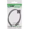 InLine DC predlžovací kábel, DC konektor samec/samica 3,5x1,35 mm, AWG 18, čierny 1 m