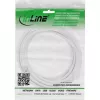 InLine DC predlžovací kábel, DC konektor samec/samica 5,5x2,5 mm, AWG 18, biely 3 m