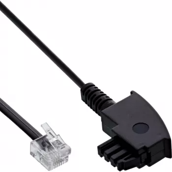 InLine ADSL splitter kábel TAE-F nemecký / 6P2C DEC konektor samec 0,5 m