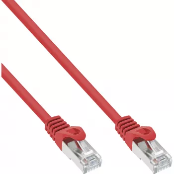 InLine patch kábel SF/UTP Cat.5e červený 2 m