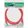InLine patch kábel SF/UTP Cat.5e červený 2 m