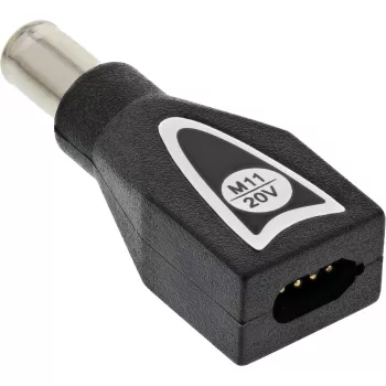 InLine spínačový konektor M11 (20V) pre univerzálny napájací zdroj 90W / 120W čierna