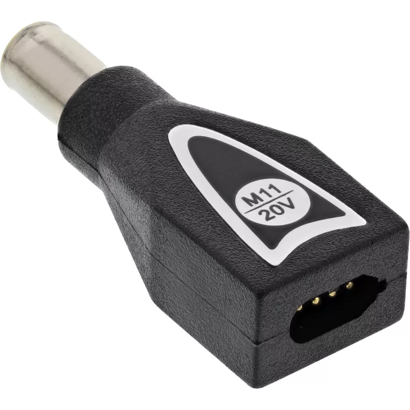 InLine spínačový konektor M11 (20V) pre univerzálny napájací zdroj 90W / 120W čierny