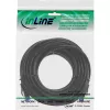 InLine patch kábel, Cat.6A, S/FTP, TPE flexibilný, čierny, 15 m