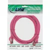 InLine patch kábel S/FTP PiMF Cat.6 250MHz PVC meď ružový 2m