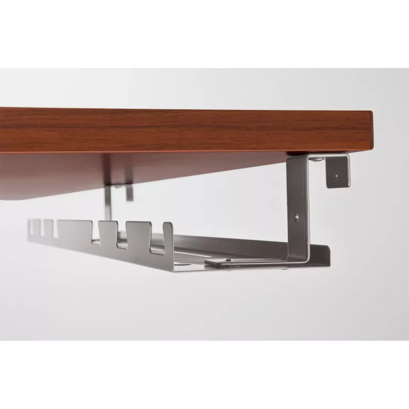 Káblová vanička pre montáž pod stôl InLine 131×590×74 mm sivý