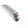 InLine 59996B flexibilný káblový kanál pre výškovo nastaviteľné stoly, 4 komory, 68x36 mm, 1,28 m, sivý