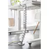InLine 59996B flexibilný káblový kanál pre výškovo nastaviteľné stoly, 4 komory, 68x36 mm, 1,28 m, sivý