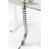 InLine 59996B flexibilný káblový kanál pre výškovo nastaviteľné stoly, 4 komory, 68x36 mm, 1,28 m, sivý