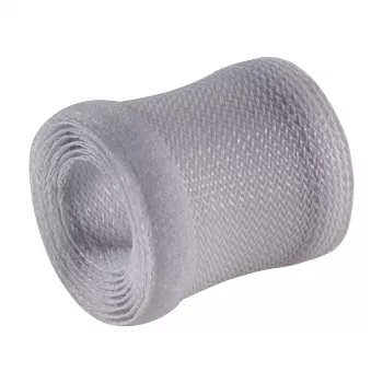 InLine Textilný chránič káblov so suchým zipsom, 1 m x 40 mm, biely