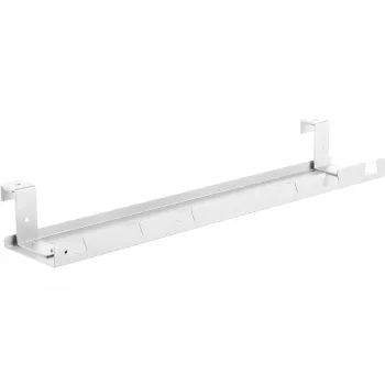 Káblový kanál/polica pre montáž pod stôl InLine 131×590×74 mm, biely