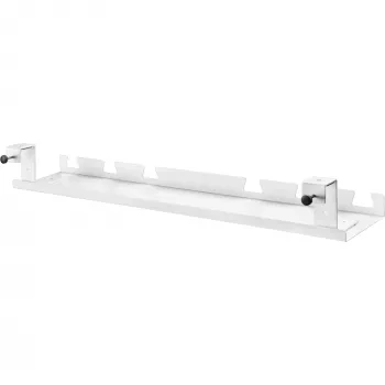 Káblový kanál/polica pre montáž pod stôl InLine 131×590×74 mm, biely