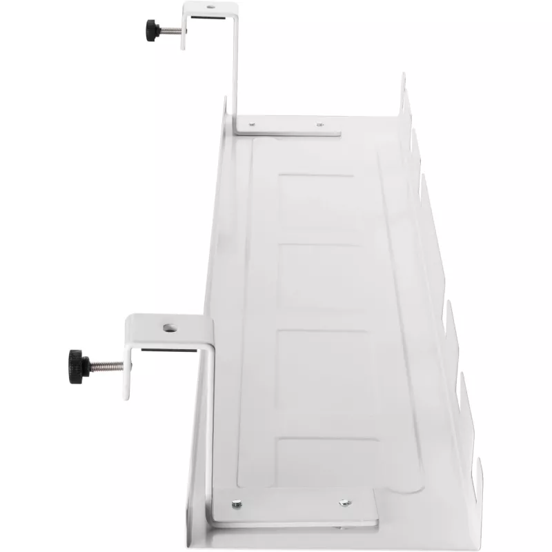Káblový kanál/polica pre montáž pod stôl InLine 131×590×74 mm, biely