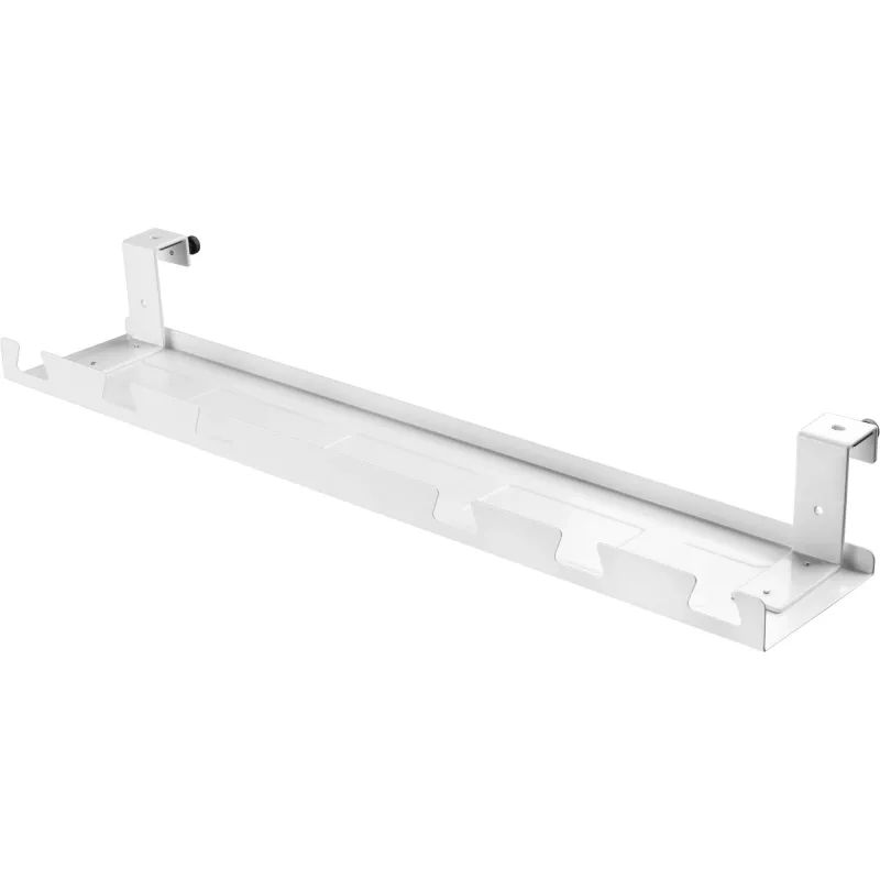 Káblový kanál/polica pre montáž pod stôl InLine 131×590×74 mm, biely