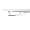 Káblový kanál/polica pre montáž pod stôl InLine 131×590×74 mm, biely
