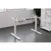Káblový kanál/polica pre montáž pod stôl InLine 131×590×74 mm, biely