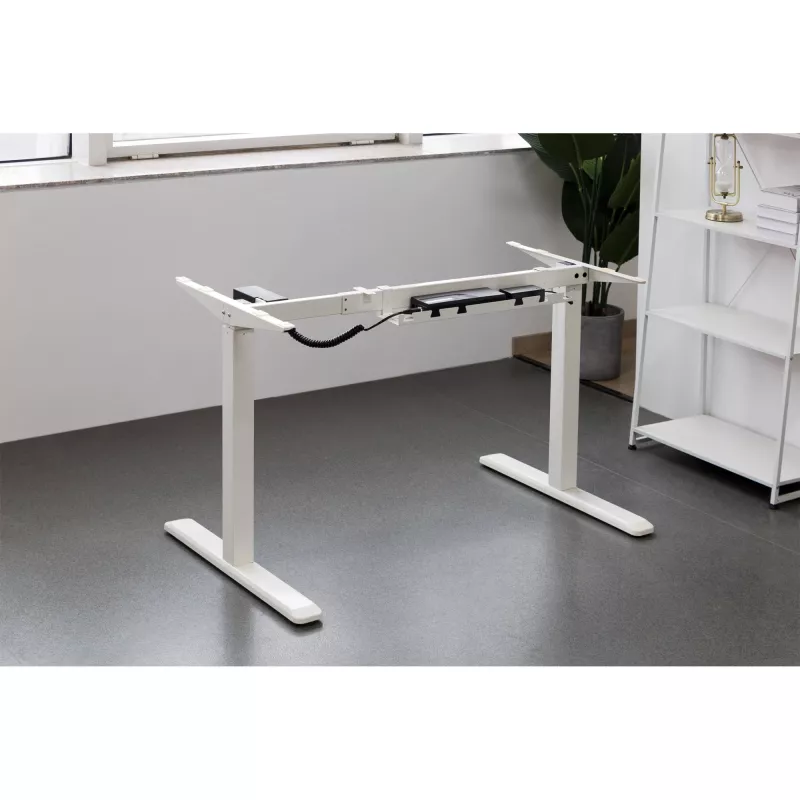 Káblový kanál/polica pre montáž pod stôl InLine 131×590×74 mm, biely