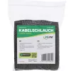 Káblový kanál InLine 59993A — textilná hadica so suchým zipsom, 1 m × 25 mm, čierna