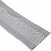 InLine káblový kanál, textilná hadica so suchým zipsom, 1 m x 25 mm sivá