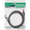InLine crossover PC-PC priamy prepojovací kábel S/FTP Cat.6 čierny 0,3 m