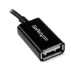StarTech.com 5in Micro USB na USB OTG Host adaptér M/F, 0,127 m, Micro-USB B, USB A, USB 2.0, 0,48 Gbit/s, čierny