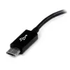 StarTech.com 5in Micro USB na USB OTG Host adaptér M/F, 0,127 m, Micro-USB B, USB A, USB 2.0, 0,48 Gbit/s, čierny