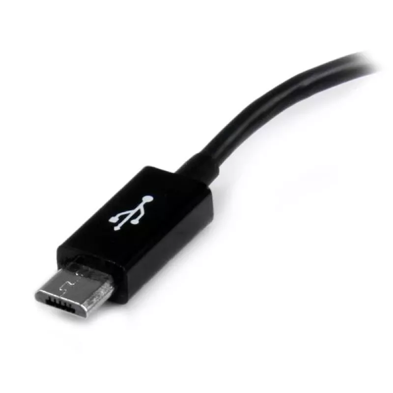 StarTech.com 5in Micro USB na USB OTG Host adaptér M/F, 0,127 m, Micro-USB B, USB A, USB 2.0, 0,48 Gbit/s, čierny