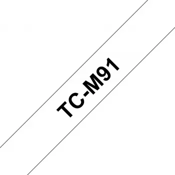 Popisovacia páska Brother TCM91 9 mm čierna na transparentnej