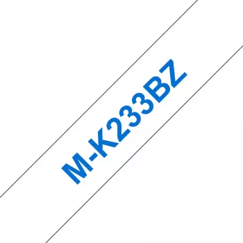 Popisovacia páska Brother MK233 12 mm modrá/biela