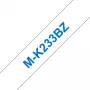 Popisovacia páska Brother MK233 12 mm modrá/biela