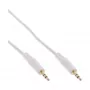 InLine audio kábel 3,5 mm jack konektor samec / konektor samec biely/zlatý 3 m