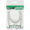 InLine audio kábel 3,5 mm jack konektor samec / konektor samec, biely/zlatý, 1 m