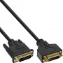 DVI-D kábel Premium 24+1 konektor samec na konektor samica Dual Link pozlátený 3 m InLine 17763P