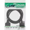 DVI-D kábel Premium 24+1 konektor samec na konektor samica Dual Link pozlátený 3 m InLine 17763P