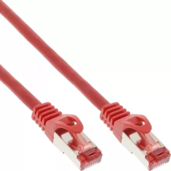 InLine patch kábel S/FTP PiMF Cat.6 250MHz PVC meď červený 1,5 m