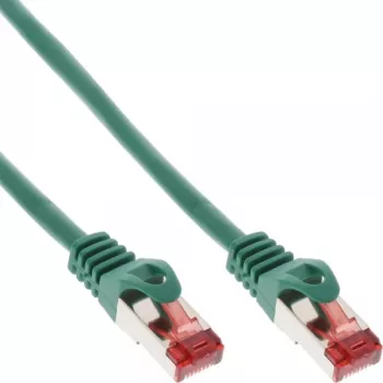 InLine patch kábel S/FTP PiMF Cat.6 250 MHz PVC meď zelený 1,5 m