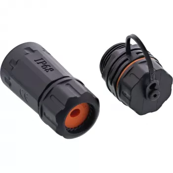 InLine spojka Cat.6A, vodotesná IP68, 2x RJ45 F/F, 1:1