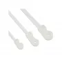 InLine 59975C sťahovacie pásky s montážnym otvorom 200 mm x 4,8 mm, nylon (polyamid 6.6), pevnosť v ťahu 22 kg (215,7 N), prírodná farba, 100 ks