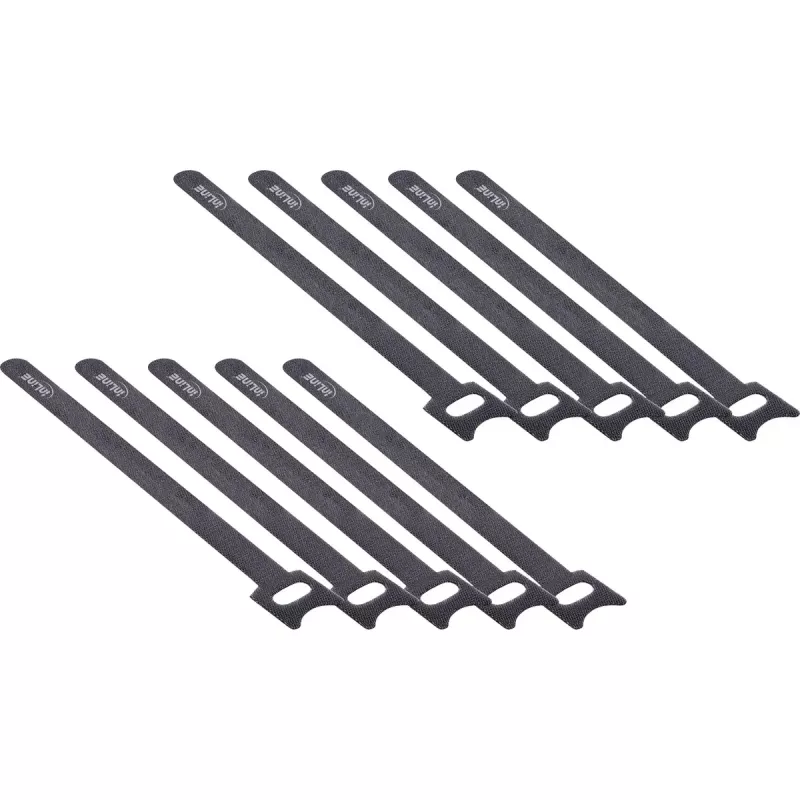 InLine suché zip pásky na káble 180x12 mm 10 ks čierna