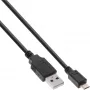 InLine Micro USB 2.0 rýchlonabíjací kábel USB Type-A konektor samec / Micro-B konektor samec, 2 m