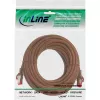 InLine patch kábel S/FTP PiMF Cat.6 250MHz PVC meď hnedý 20m