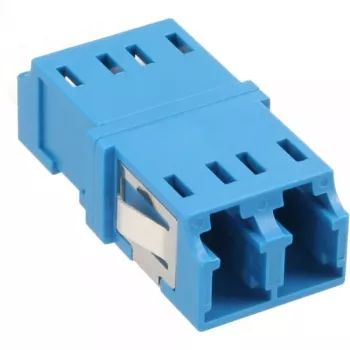 Optický adaptér duplex LC/LC SM keramická objímka modrá InLine 89989D