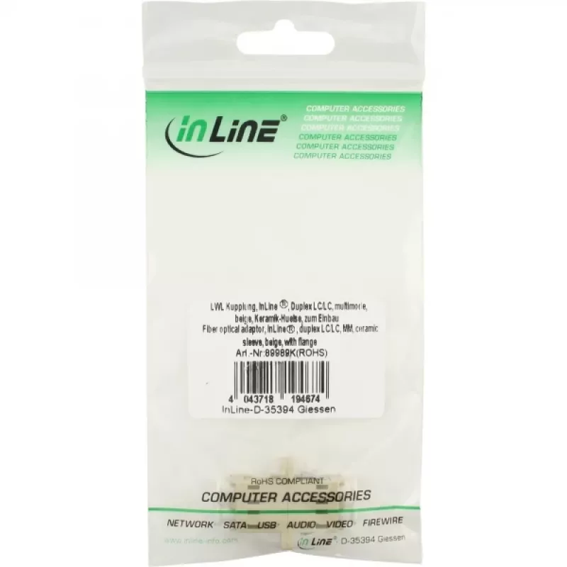 Duplexný optický adaptér LC/LC MM InLine 89989K